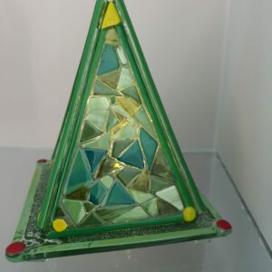 Alberello illuminato base triangolare