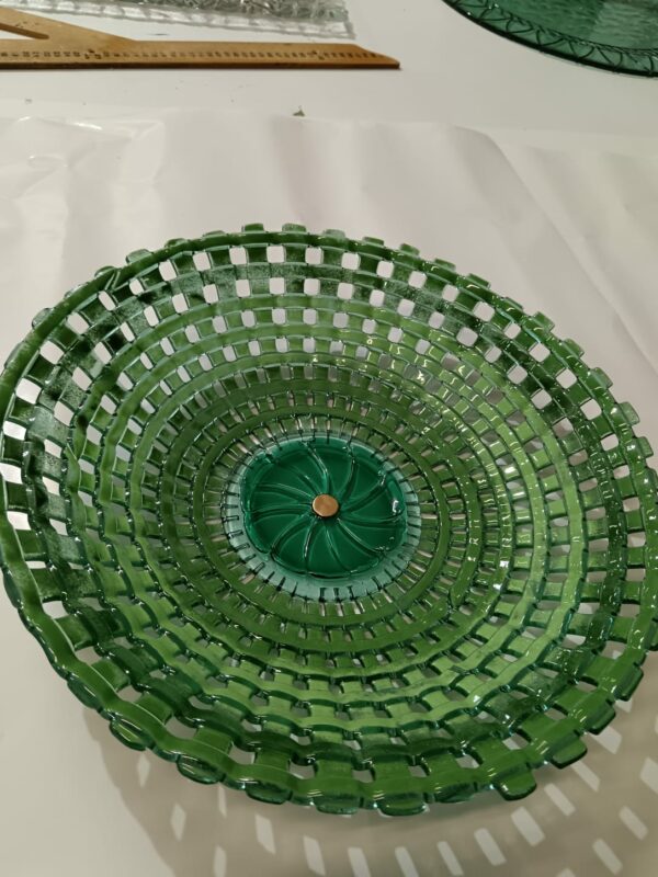 Centrotavola natalizio verde - immagine 4